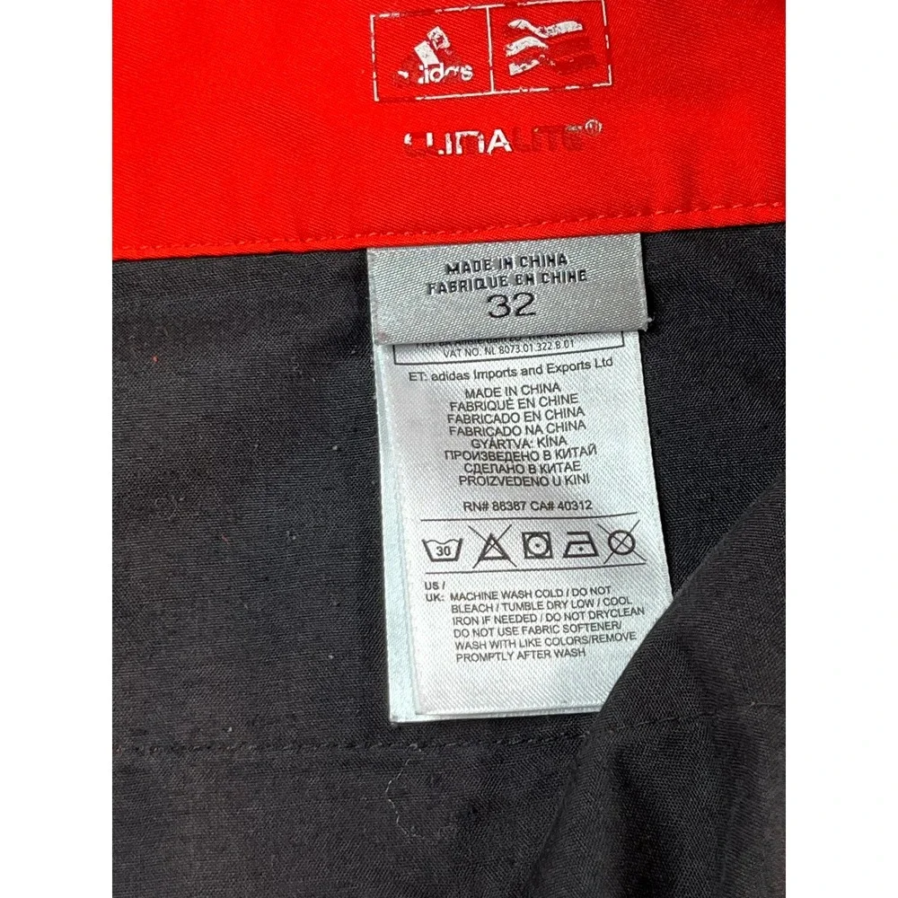 ADIDAS Mens 32‎ Golf Shorts Orange Red 10
